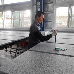 石材單元面材組裝流程